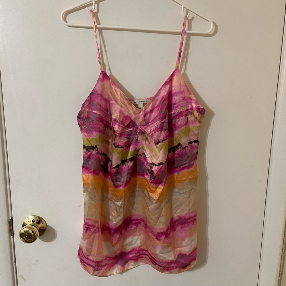 Pure Silk Banana Republic Sunset Top